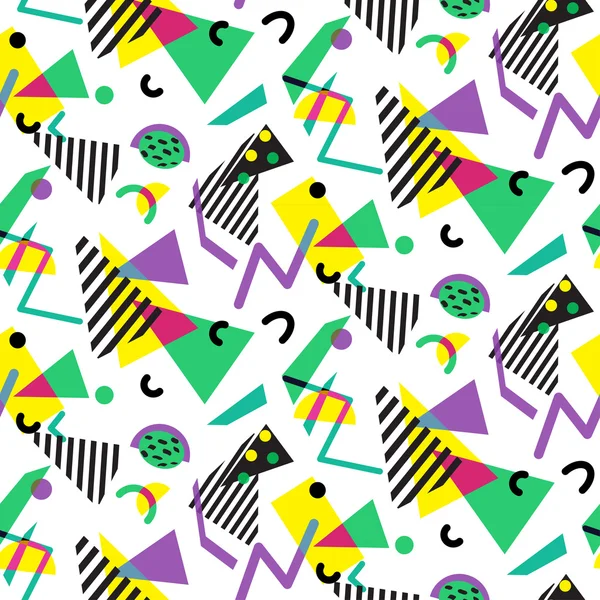 Kesintisiz geometrik vintage desen