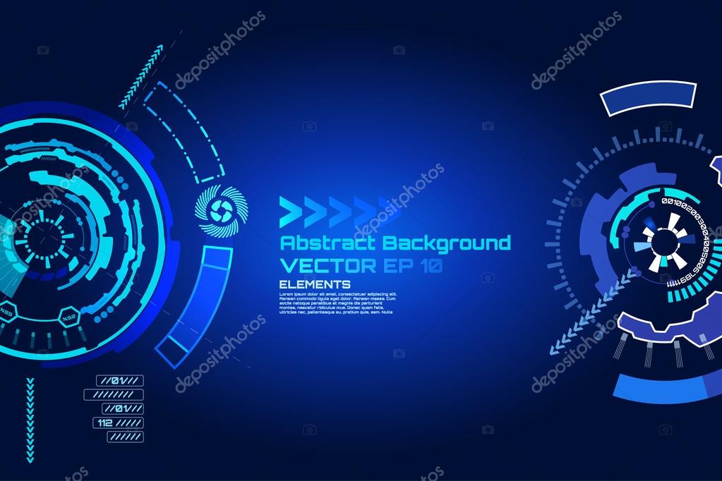 Abstract futuristic high tech background Stock Vector Image by  ©milissa4like #97007902