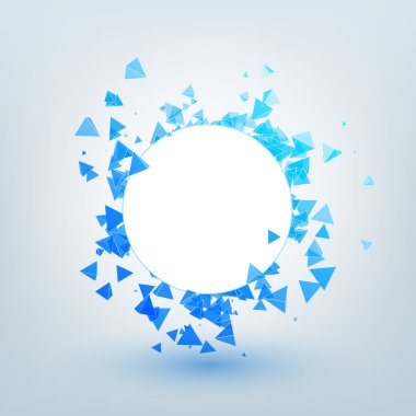 Üçgenler ile arka plan resmi.