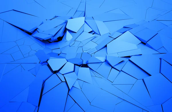 Abstract 3D Rendering of Cracked Surface. — Stock Photo, Image