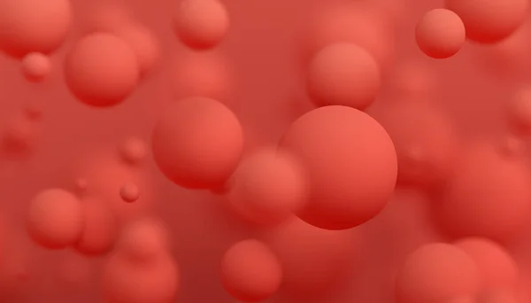 Abstract 3D Render of Spheres — Stock Photo, Image