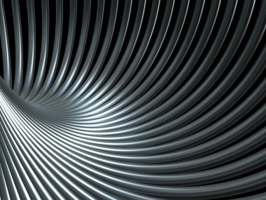 3d yüksek teknoloji yapısının arka plan