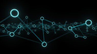 3d yüksek teknoloji yapısının arka plan