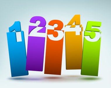 Metin için yer ile soyut 3d vektör çizim