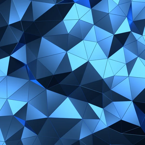 Abstracte 3D-rendering van blauwe oppervlak. — Stockfoto
