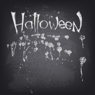 Halloween Metin kara tahta Tasarla.