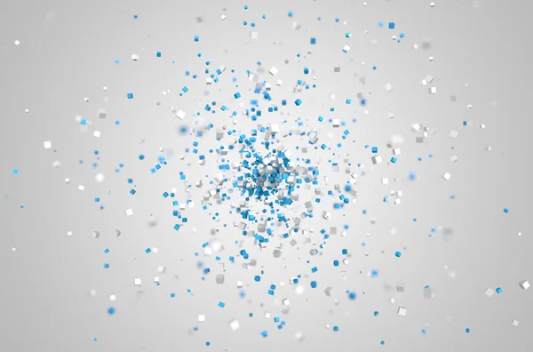 Representación abstracta de partículas caóticas de baja polivinización . —  Fotos de Stock