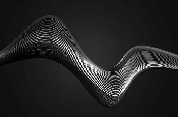 Abstrakt 3d-rendering av högteknologiska metall struktur. — Stockfoto