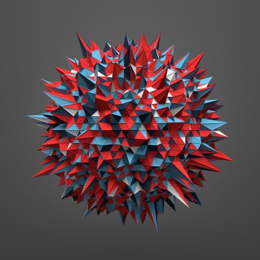 Küre kaotik yapısı ile render.