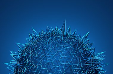 Kaotik yapısı ile soyut Küre.