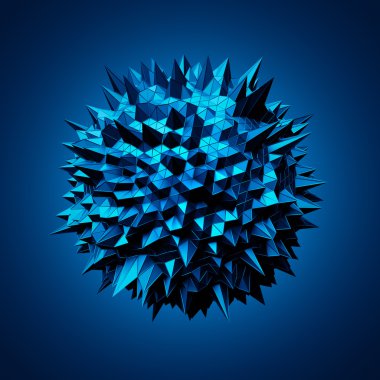 Kaotik yapısı ile soyut Küre.