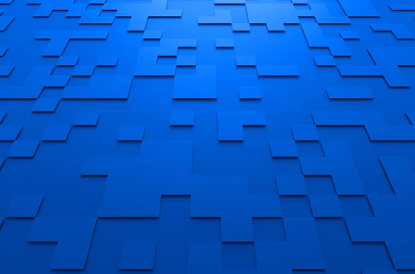 Rendering of Futuristic Surface with Squares. — Stock Photo, Image