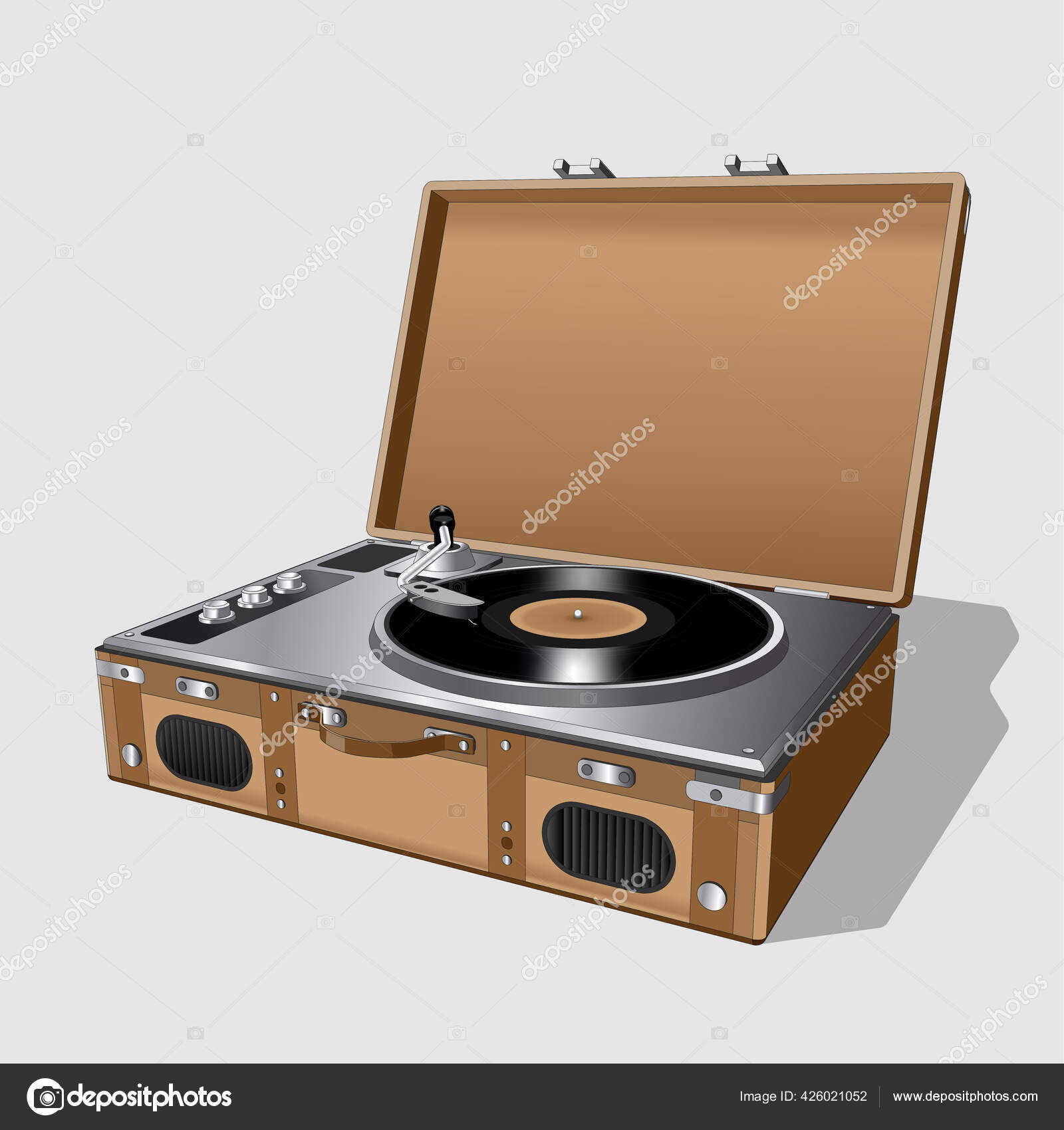 Tocadiscos  Vector Gratis