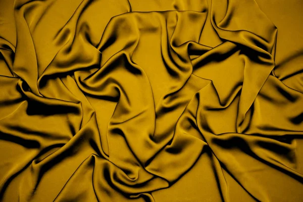 Fortuna Altın Rengi Kumaş Ipeği Arkaplan — Stok fotoğraf