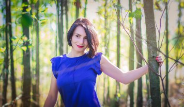 Ormandaki güzel kız