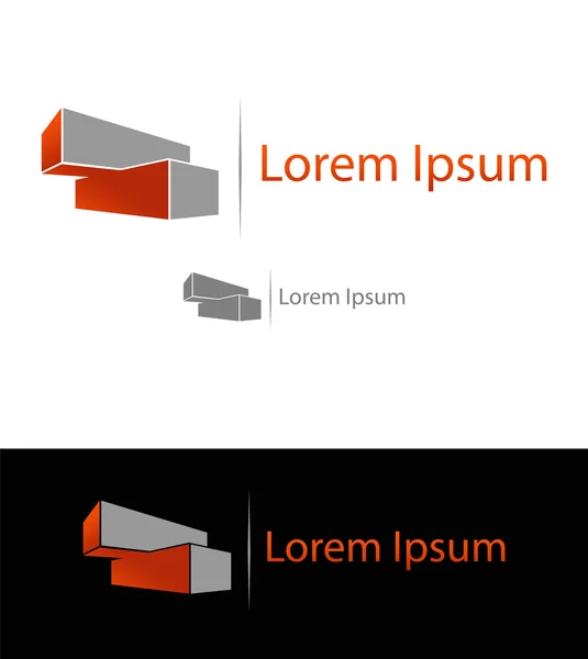 Pictogram voor onroerend goed, bouw en verzekeringswereld — Stockvector