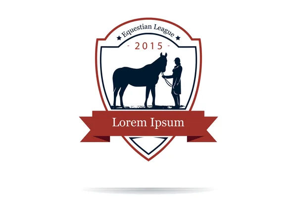 Icono para equipos de equitación — Archivo Imágenes Vectoriales