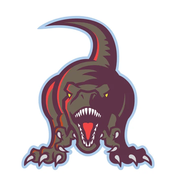 Icono de dinosaurio — Vector de stock