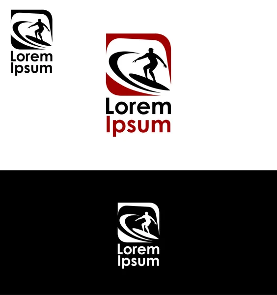 Sörf için simge ve doğa sporları