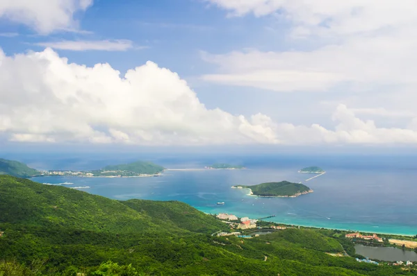 Sanya Ялонг Bay, вид з гори — стокове фото