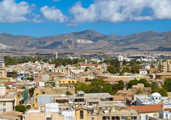 Vista do Observatório de Ledra no sul de Nicósia, Chipre . — Fotografia de Stock