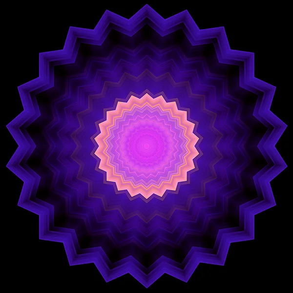 Tırtıklı Circle - geometrik süsleme