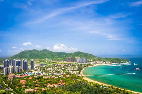 Översikt över Sanya city, Hainan Province, Kina — Stockfoto