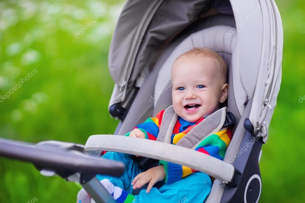 infant in stroller