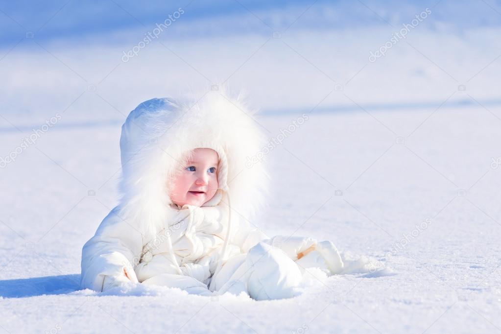 Baby in snow
