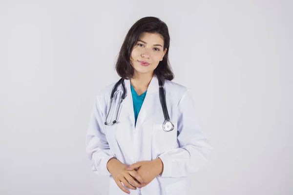 Médico Feminino Esperando Por Seus Pacientes Sala — Fotografia de Stock