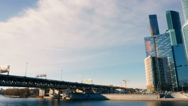 モスクワで最も高いビル — ストック動画