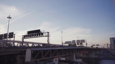 Moskova şehir gün batımında