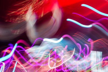 Club ışık bulanıklık. Bulanık ışıklar.