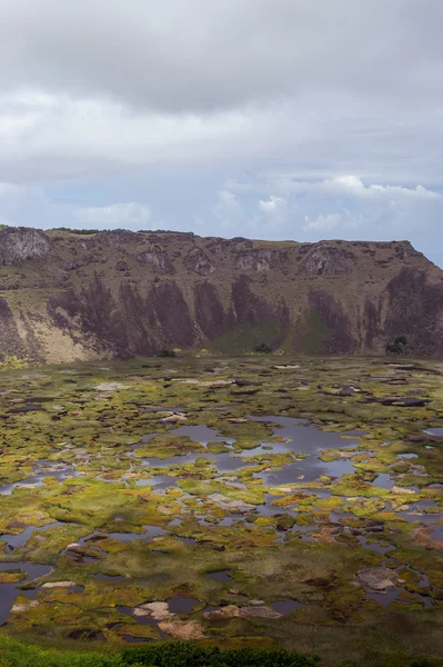 Isla de Pascua volkana. Rapa Nui. Paskalya Adası