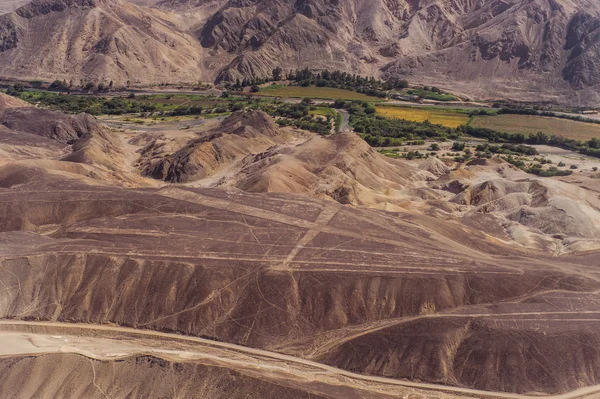 Nazca Lines and geoglyphs — Stock Photo, Image