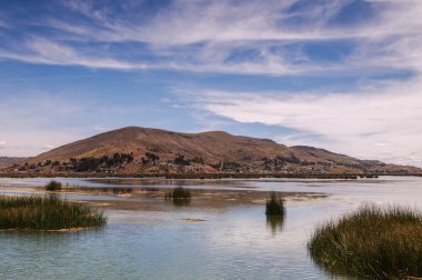 Puno, Titicaca lake clipart