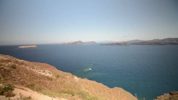 l'île de Santorin, Grèce, Caldera 