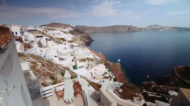 Oia, Grecja Santorini — Wideo stockowe