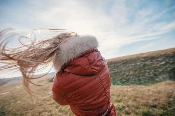 Streaming hair — Stock Photo, Image