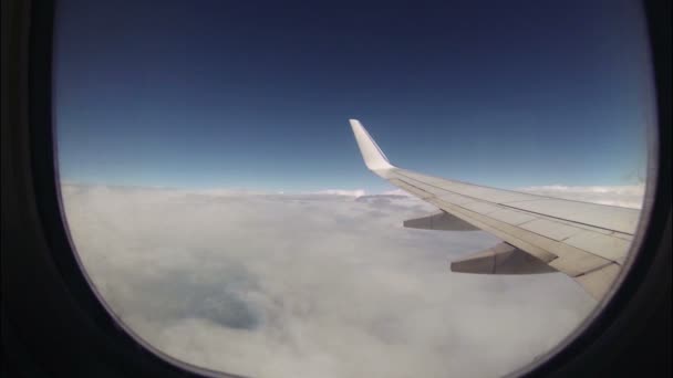 Vista desde el avión — Vídeo de stock