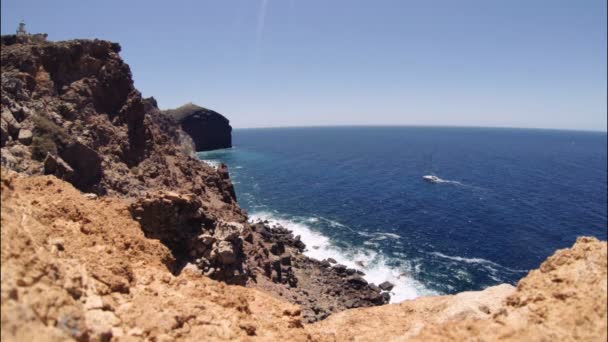 Caldera, isla de Santorini — Vídeo de stock