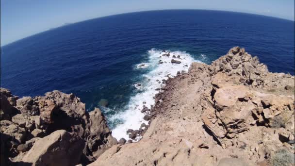 Caldera, isla de Santorini — Vídeo de stock