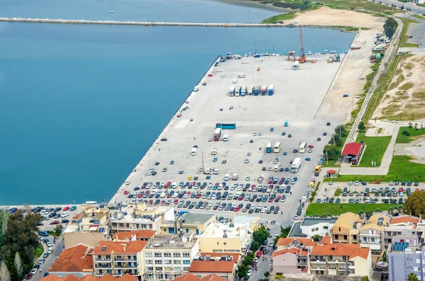 Ulaşım iskelede Nafplio, Yunanistan — Stok fotoğraf