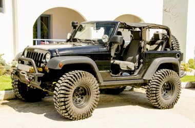 Jeep Wrangler off-road aracı