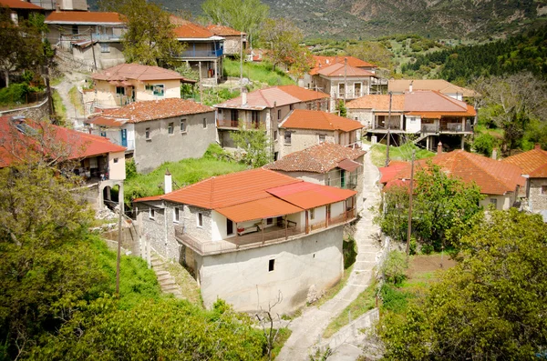 Baltessiniko village. Arcadia, Peloponnesos, Grekland — Stockfoto