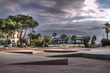 Yunanistan 'ın Pire kentindeki Alexandras Meydanı manzarası