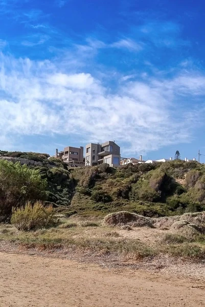 Hermosa Arquitectura Moderna Estas Increíbles Casas Lujo Con Vista Playa Imágenes de stock libres de derechos