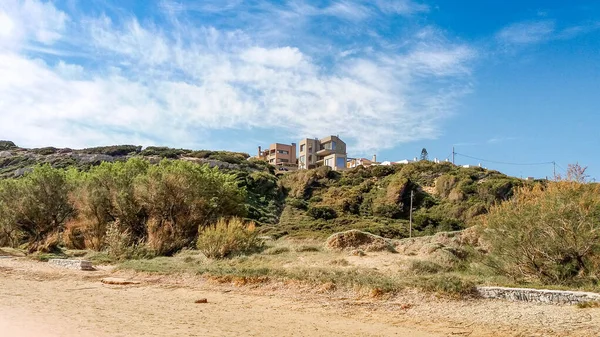 Prachtige Moderne Architectuur Deze Prachtige Luxe Huizen Met Uitzicht Zee Stockfoto