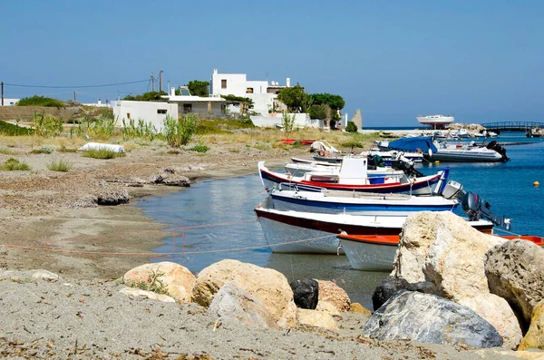 希腊Skyros岛小港口的渔船 — 图库照片
