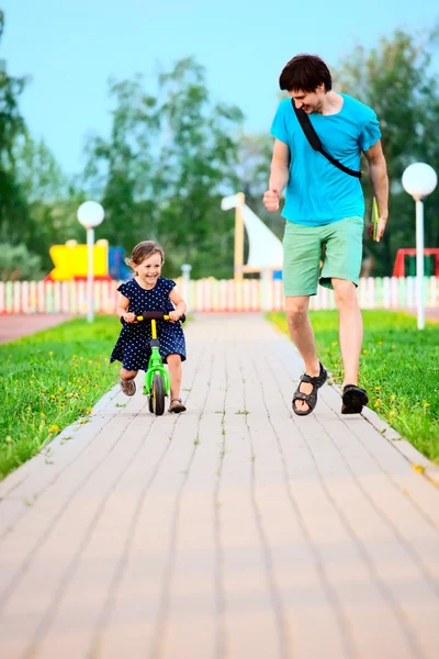 Vater und Tochter Stockfoto